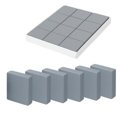 Kneaded Erasers, 24 Pack – Grey, Moldable & Kneadable Art Erasers for Draw