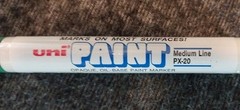 Uni-Paint Oil Based Paint Marker Lot of 3 Green PX-20 Medium Line