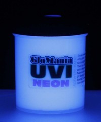 6 INVISIBLE BLACK LIGHT UV Reactive PAINTS 1/2oz-1oz, NEON RAVE FREE UV KEY RING