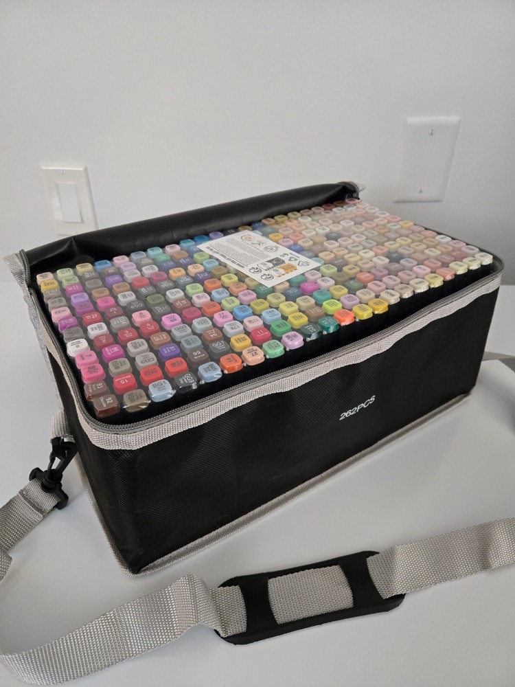 262 Color Dual Tips Alcohol Art Markers Set – 262 pieces for Artists & students