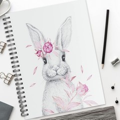 FIXSMITH 5.5″X8.5″ Sketch Book | 100 Sheets (68 5.5″x8.5″-1 Pack, Black