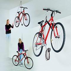 HARKEN – Bike Overhead Garage Storage Hoist, 10 ft Ceiling, 45 lb Max