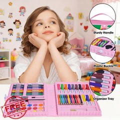 KIDDYCOLOR Kids Art Set, Drawing Art Supplies for Girls and Boys Ages 4-8 wit…