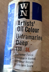 Vintage Winsor & Newton Oil Paint Ultramarine DEEP 133 SL 37ml
