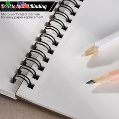 12 Pack Sketch Book, 8.5 X 11Inch Sketchbook, 68Lb/100Gsm Top Spiral Bound Sketc
