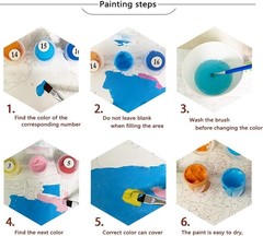 Paint By Numbers Kit For Adults Beginner, 16 X 20 Inches, Colorful Valley