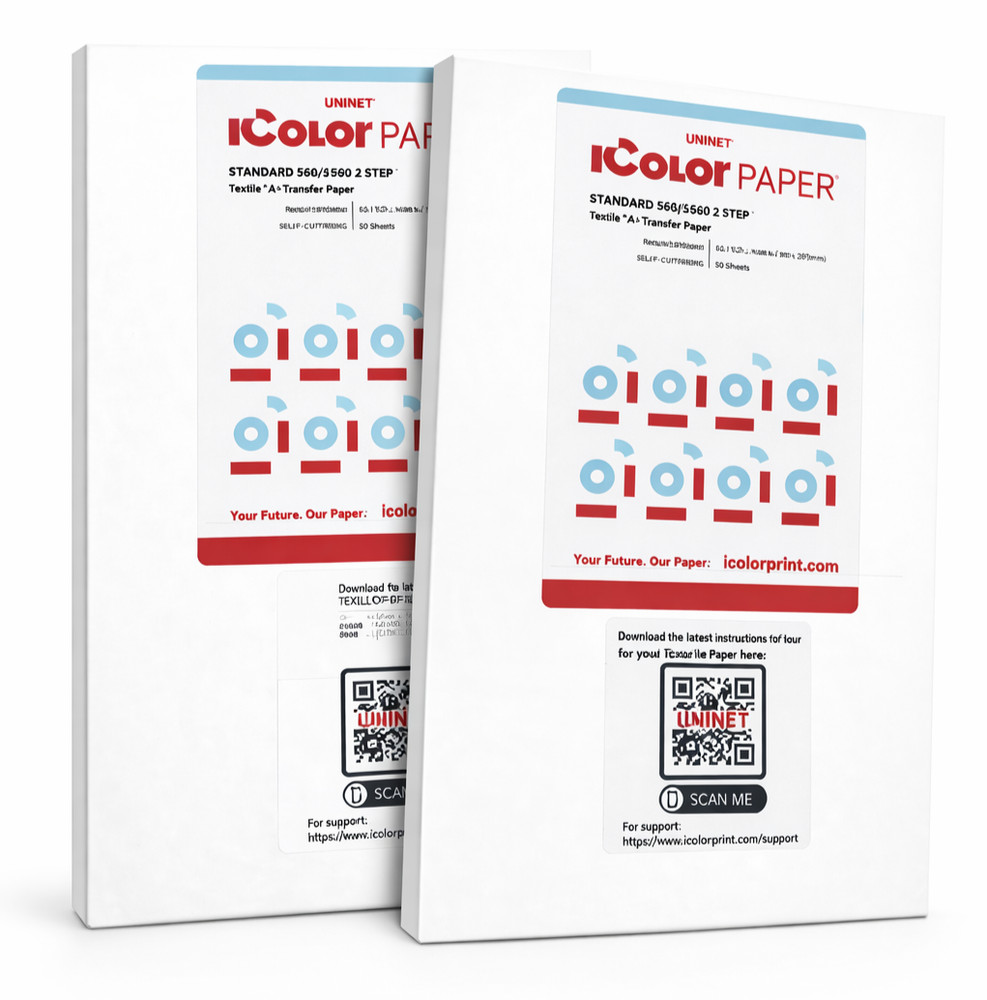 Uninet iColor Standard 560/550 2-Step Transfer Paper A+B 8.27×11.69 A4 100 sheet