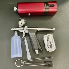 ribo airbrush kit cordless portable double-action Trigger-type bursh for Paint