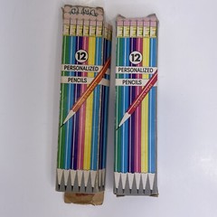 Lot Of 19 Vintage 1970’s Made In Canada ‘John Clark’ Personalized Pencils NIB