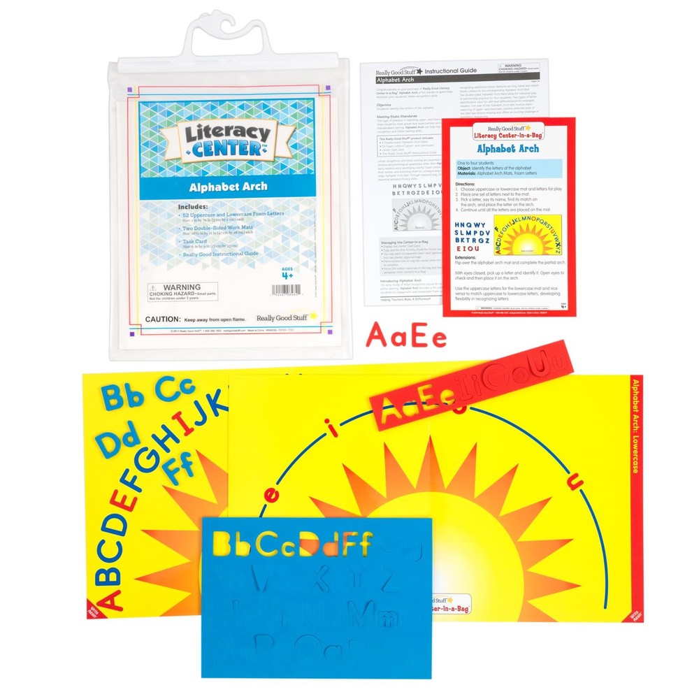 Alphabet Arch Literacy Center – Letter Recognition Activity – Includes 2 Play…