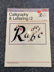 Calligraphy & Lettering / 2 Walter Foster Publishing #211 How to Draw and Paint
