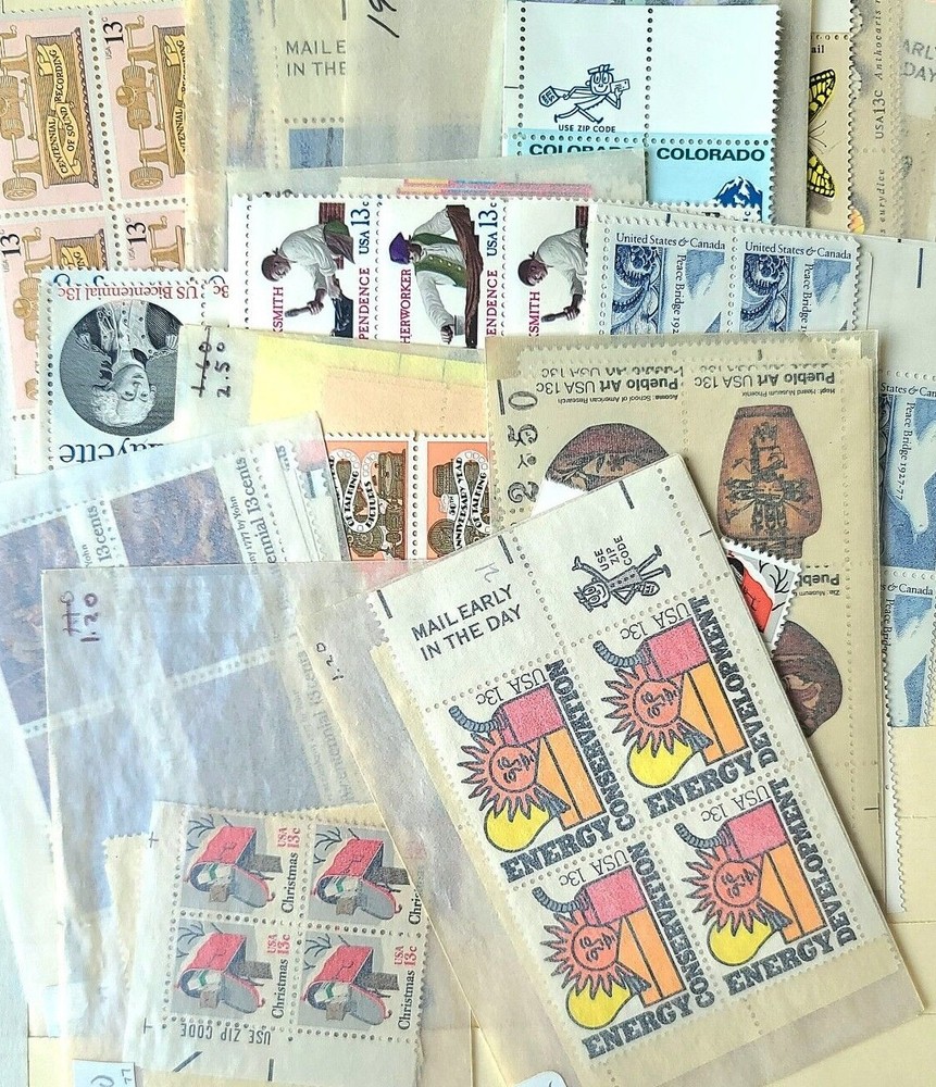 1977 – Choose from ALL Zip and Mail Early Blocks! MNH US Commemorative Stamps!