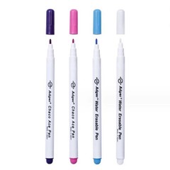 4 X FABRIC MARKER MARKING PENS WATER WASHABLE ERASABLE DRESS MAKERS TAILORS PEN