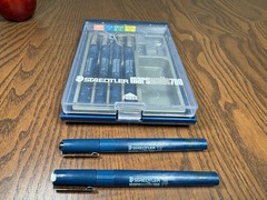 Vintage Staedtler Marsmatic 700 Technical Pen Lot .30 .35 .45 .50 .70 1.0