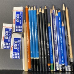 Art Pencil And Eraser Drawing Sketching Lot