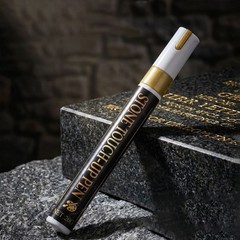Stone Repair Paint Pen for Grave Headstone, Water Resistant Marker Multi-Color