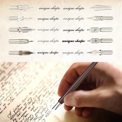 hhhouu Calligraphy Set for Beginners Quill Pen and Ink Set Fancy Pens with Bl…
