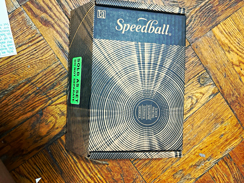 Speedball 4102 Fabric Screen Printing & Water-Soluble Block Ink Set, Colors