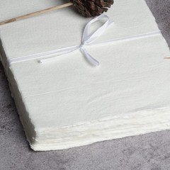Handmade Deckle Edge Paper – 50 Sheets 12×16 Watercolor