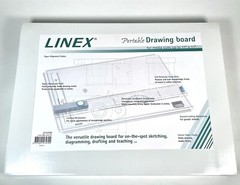 LINEX Portable Drawing Art Board Multi-Function Drafting Scale In Inches DBR3045