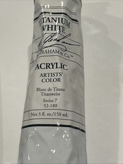 Used 10 Lot M. Graham & Co. Professional Artist Acrylic paint tubes