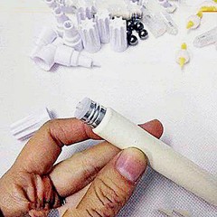 100 Empty new reusable refillable paint pens artists wood rocks glass ink stain