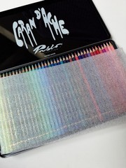 Caran d’Aache Pablo Permanent Colour Pencils Tin of 80 Coloured Pencil Open Box
