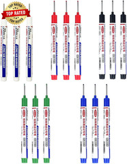 Long Head Deep Hole Marker Pens 15PCS Long Nib Marker 20Mm Quick Dry Waterproof