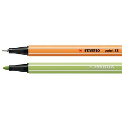 12 PCS Pastelove Pen Set Point 88 & Pen 68 Fineliners FiberTip Assorted