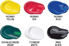 Liquitex BASICS 6 Tube Acrylic Paint Set, 22ml, 0.7 Fl Oz (Pack of 6), Multi