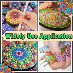 Insnug Mandala Dotting Tools Painting Kit – 8.8 x 8.3 inches, Multicolored