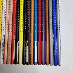Faber Castell Colour Grip Coloring Color Pencils Germany Lot of 26 Used