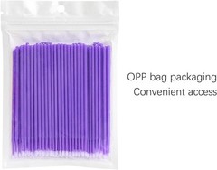 100pcs Car Touch Up Paint Brushessingle-use Micro Brushes for Refinishing Car D