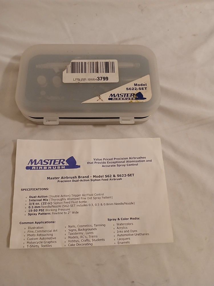 Master airbrush S622 set