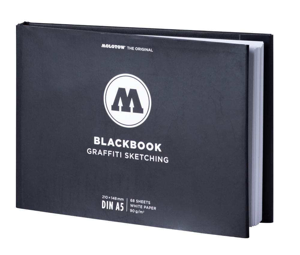 Molotow Blackbook Skatchbook – Hardcover Multi-Size Graffiti Sketching 90gsm