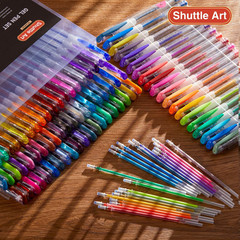 160 Pack Glitter Gel Pens, 80 Colors Glitter Gel Pens Set with 80 Refills for…