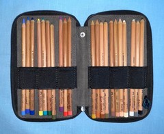 Faber-Castell Pitt Pastel Pencils ~ Lot of 21 ~ Plus Global Art Materials Case