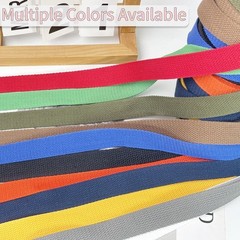 1 Inch x 10Yards White Cotton Webbing for Bag Handles & Crafts – Soft, Durabl…