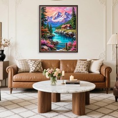 Landscape Paint By Numbers For Adults 16×20 Inch DIY Wall Art Decor Kit