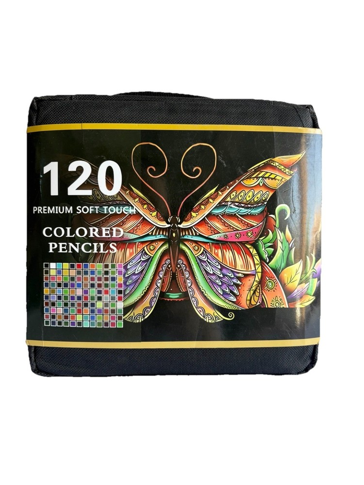 120 Premium Soft Colored Pencils – Art, Coloring, Drawing, Sketching Pencil Set