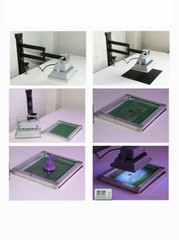 1 pc Screen Printing Exposure Unit LED Ultraviolet Light Desktop Foldable Rotary