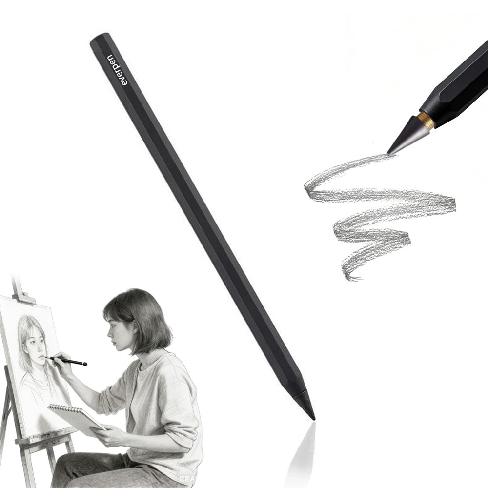 Pencil, Forever Pencil, Metal Alloy Writing Instrument, That Never Needs Shar…