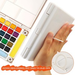 MAIKEDEPOT Portable Watercolor Paint Set 30 Colors Travel Watercolor Kit wit…