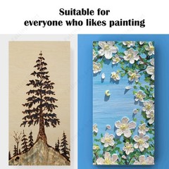 Unfinished Birch Wood Panels Kit for Painting, Wooden Canvas 4 Pack of 6×12’’…