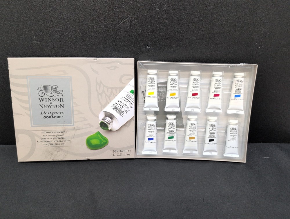 Winsor & Newton Designers Gouache Introductory Colors Tube Set