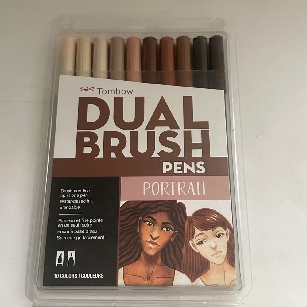 Tombow Dual Brush Pen Portrait Set – 10 Pack