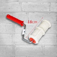 8 Inch Brick Embossing Roller for Wall Decoration, Imitation White 1 Pc