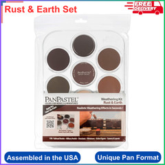 PanPastel Artist Pastels by GOLDEN – Rust & Earth Set – 7 Color – Professional