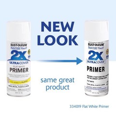 Rust-Oleum 249058 White Fast Dry Interior/Exterior Primer Spray 12 oz. 6 Pack