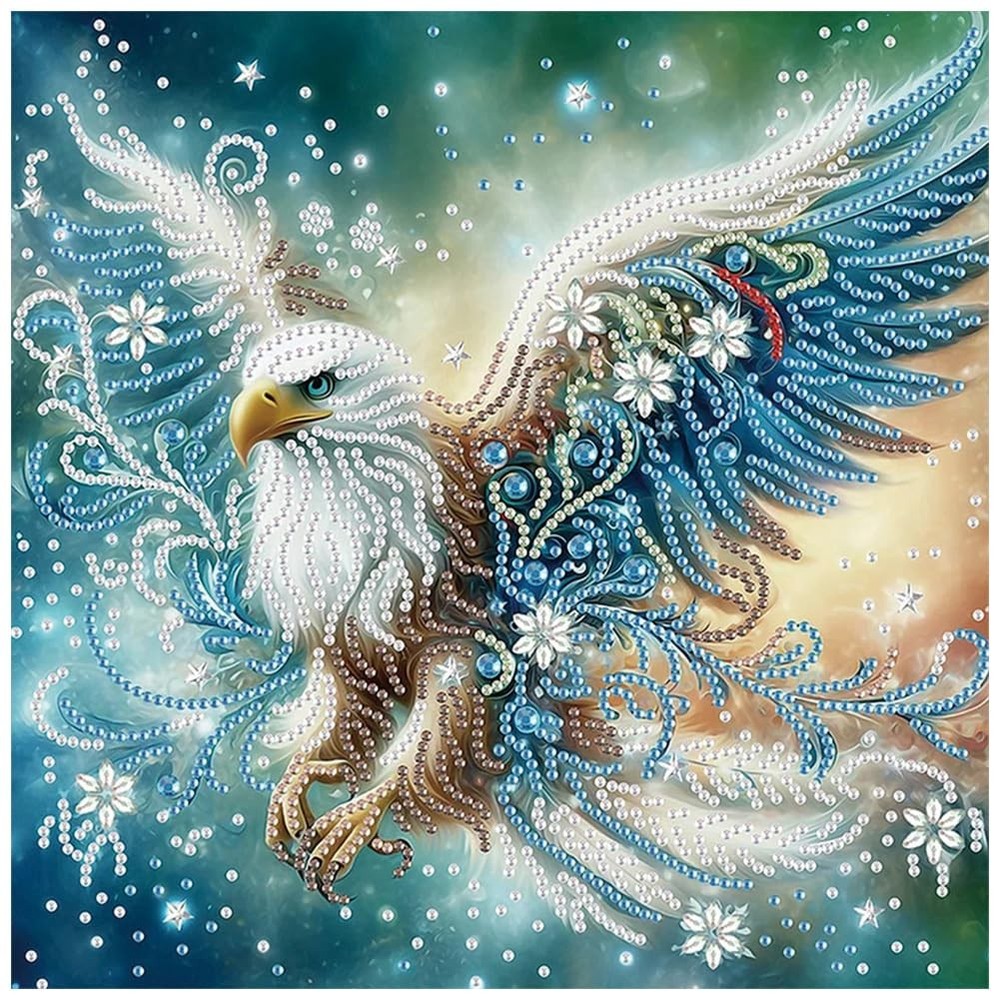 Eagle Diamond Painting Kits, 5D Special Shape Diamond Art Kits for Adults, Cryst